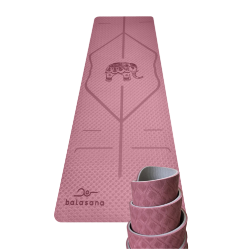 Yoga Mat | TPE Doble Capa - vino